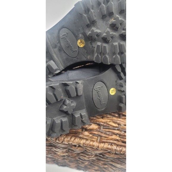 Donald Pliner women's SZ 6.5 Made in Italy Leather and Fabric Slip on Loafers - Picture 6 of 7